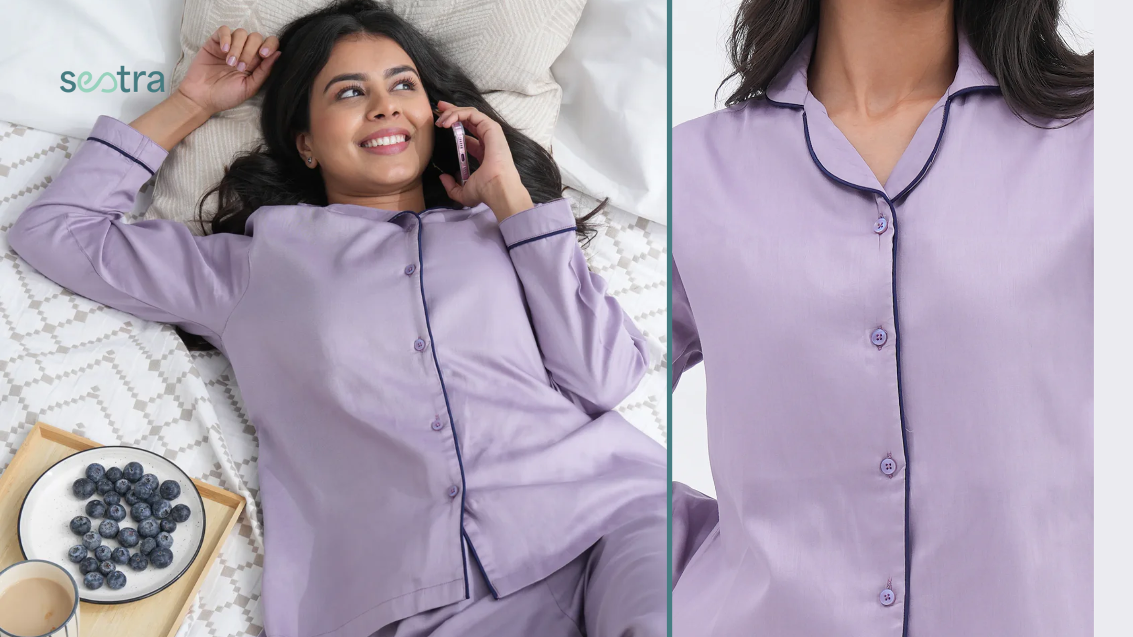 **Lavender pajamas set**
