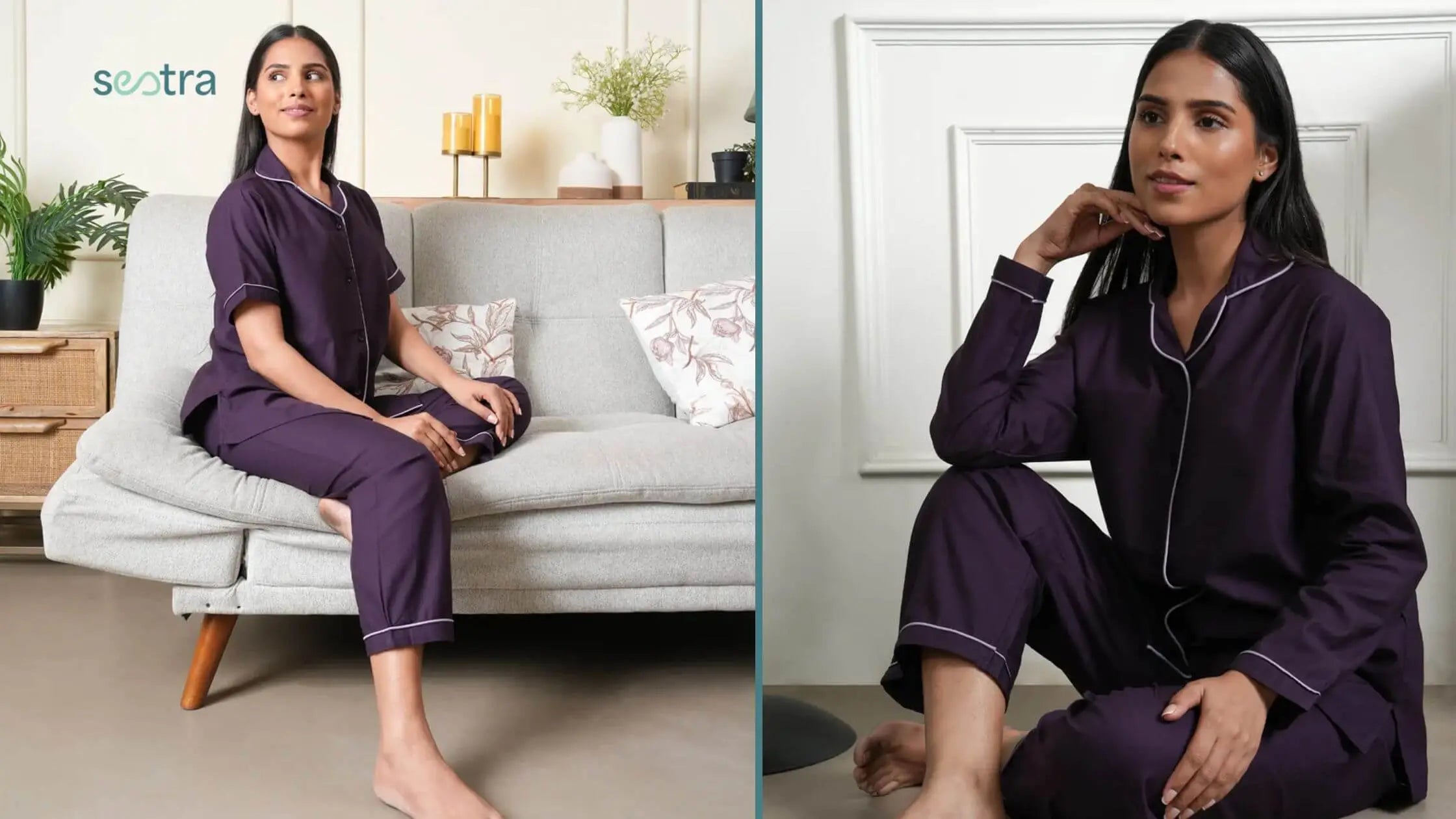 Night Pyjamas Set for Womens: Full-Length Comfort for Every Season