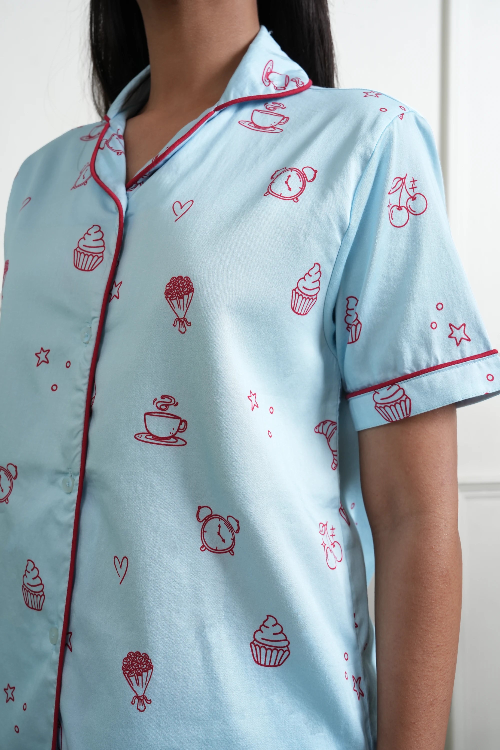 doodle dreams bra-less top (half sleeves)