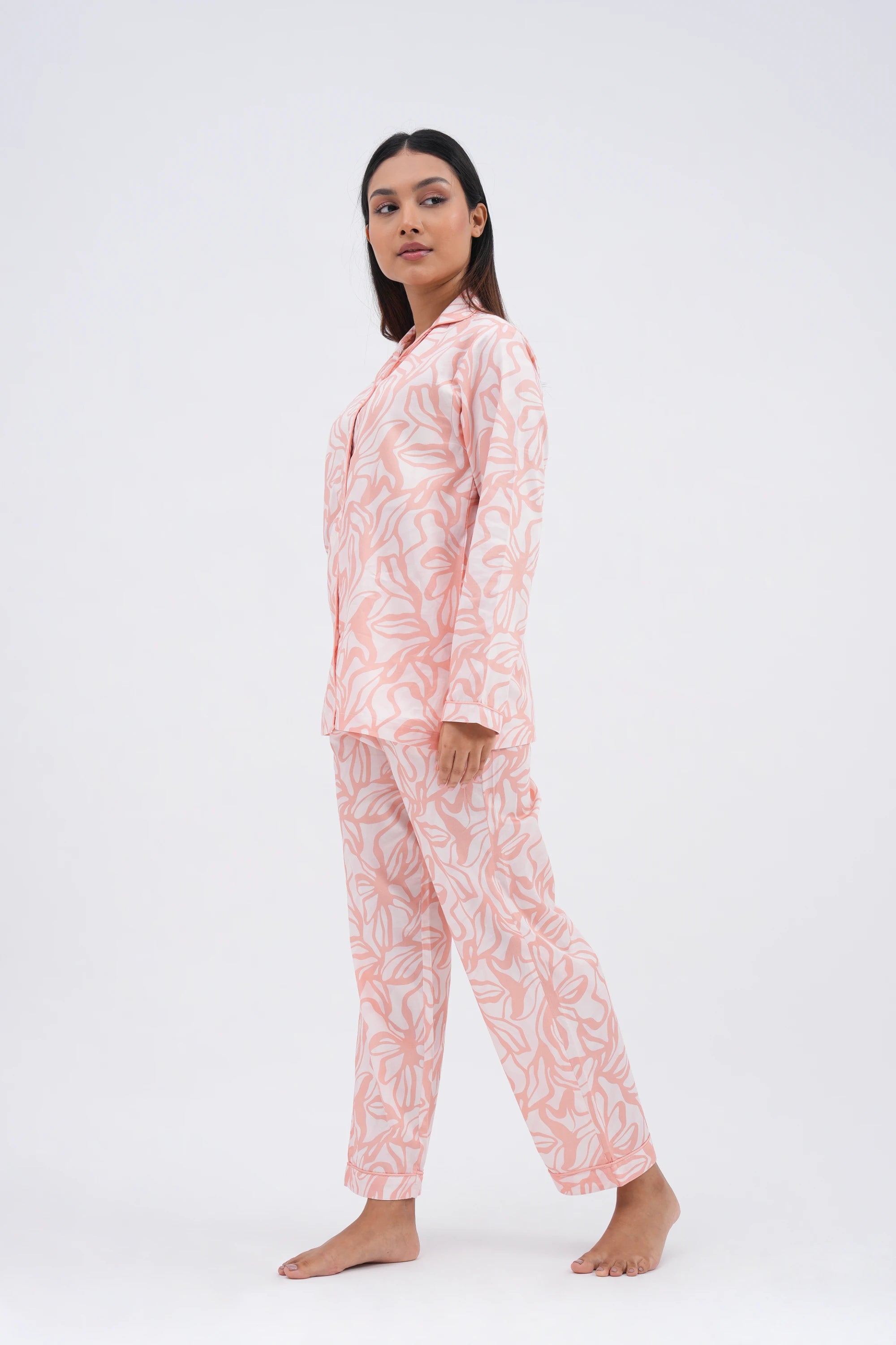coral cloud bra-less top (full sleeves)