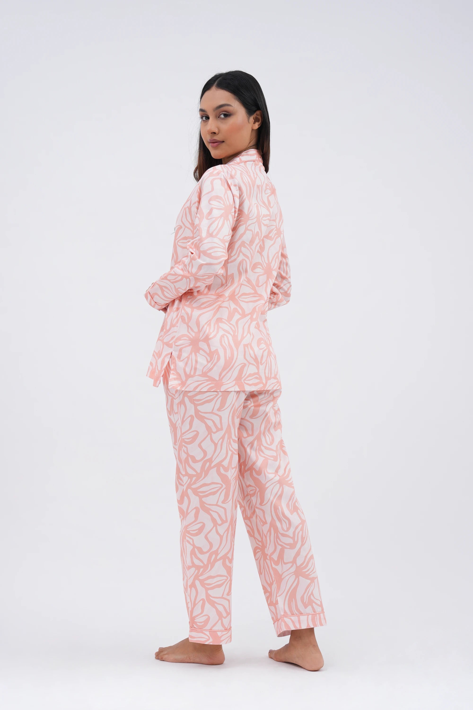 coral cloud bra-less top (full sleeves)