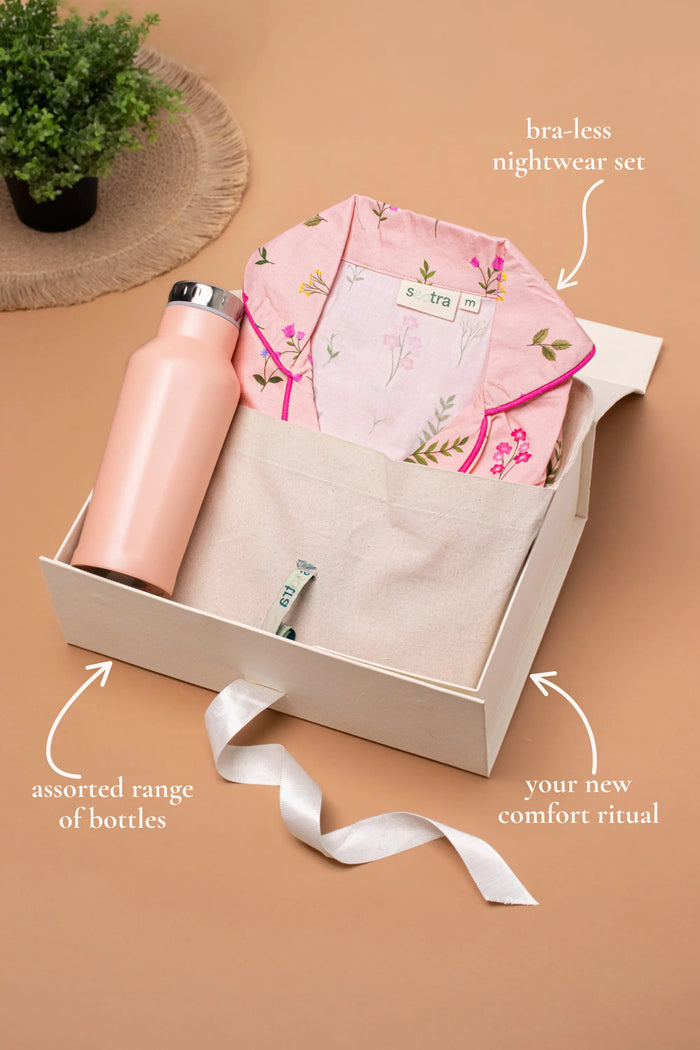 floral bloom birthday pyjama set