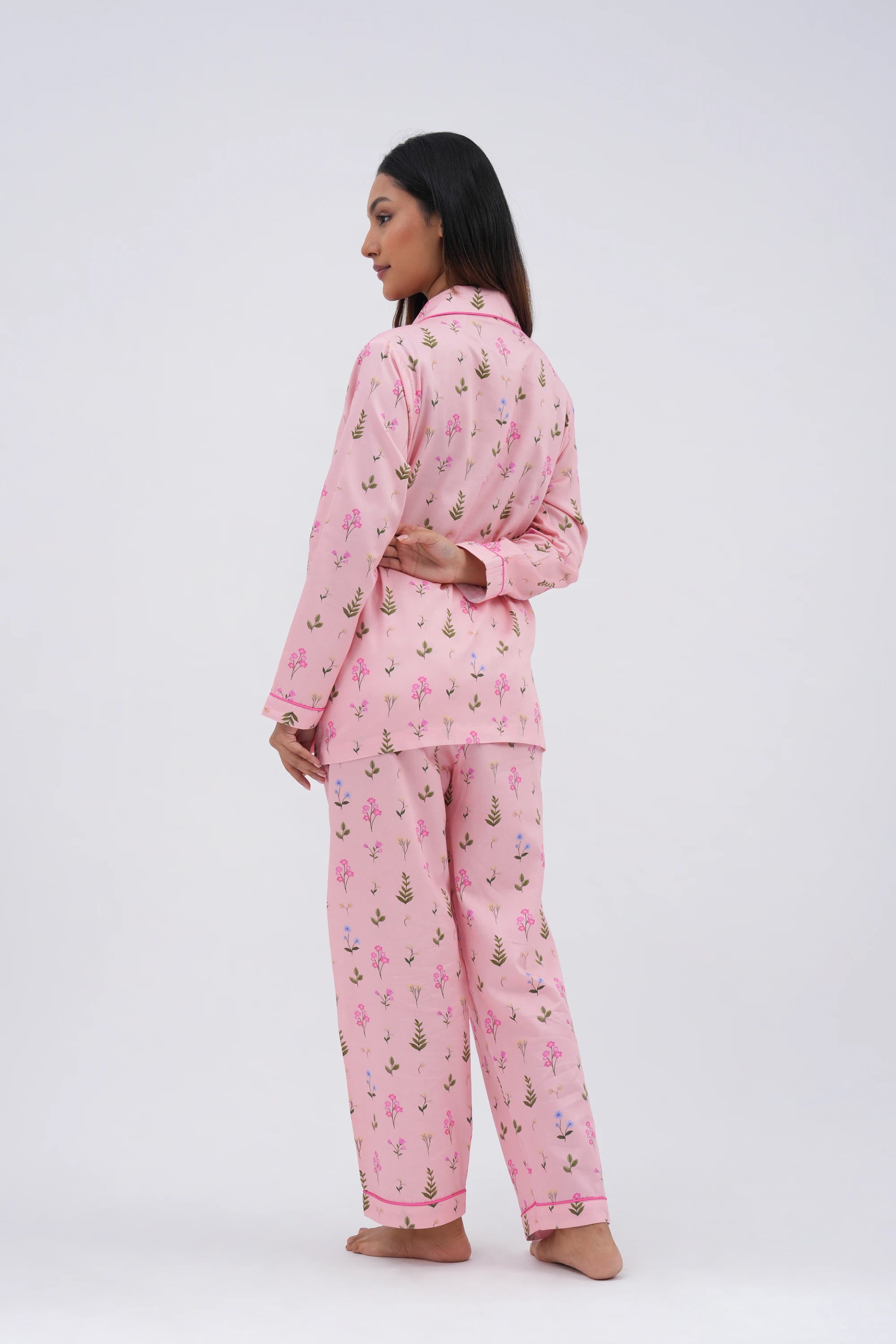 floral bloom bra-less top (full sleeves)