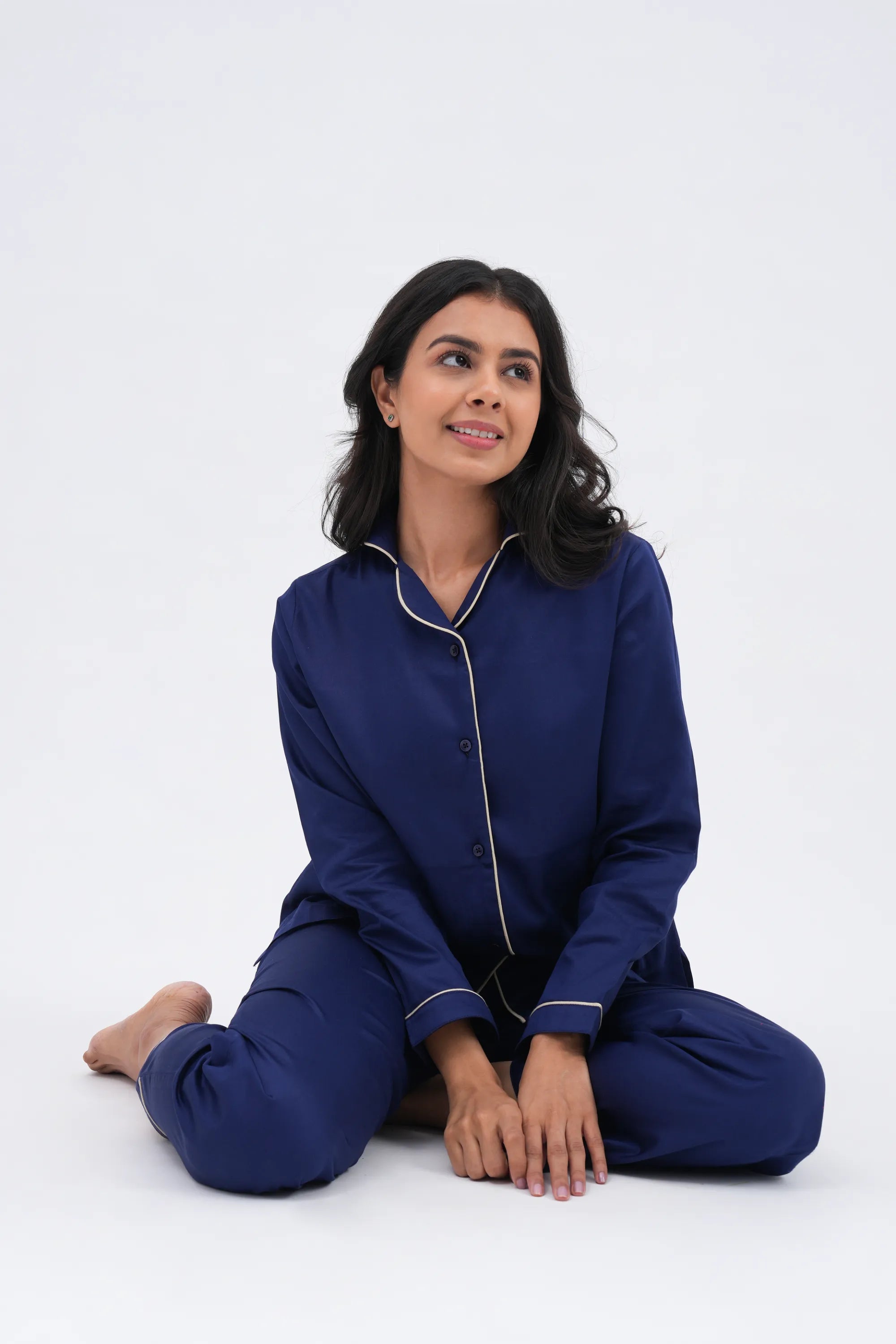 midnight sky bra-less pyjama set