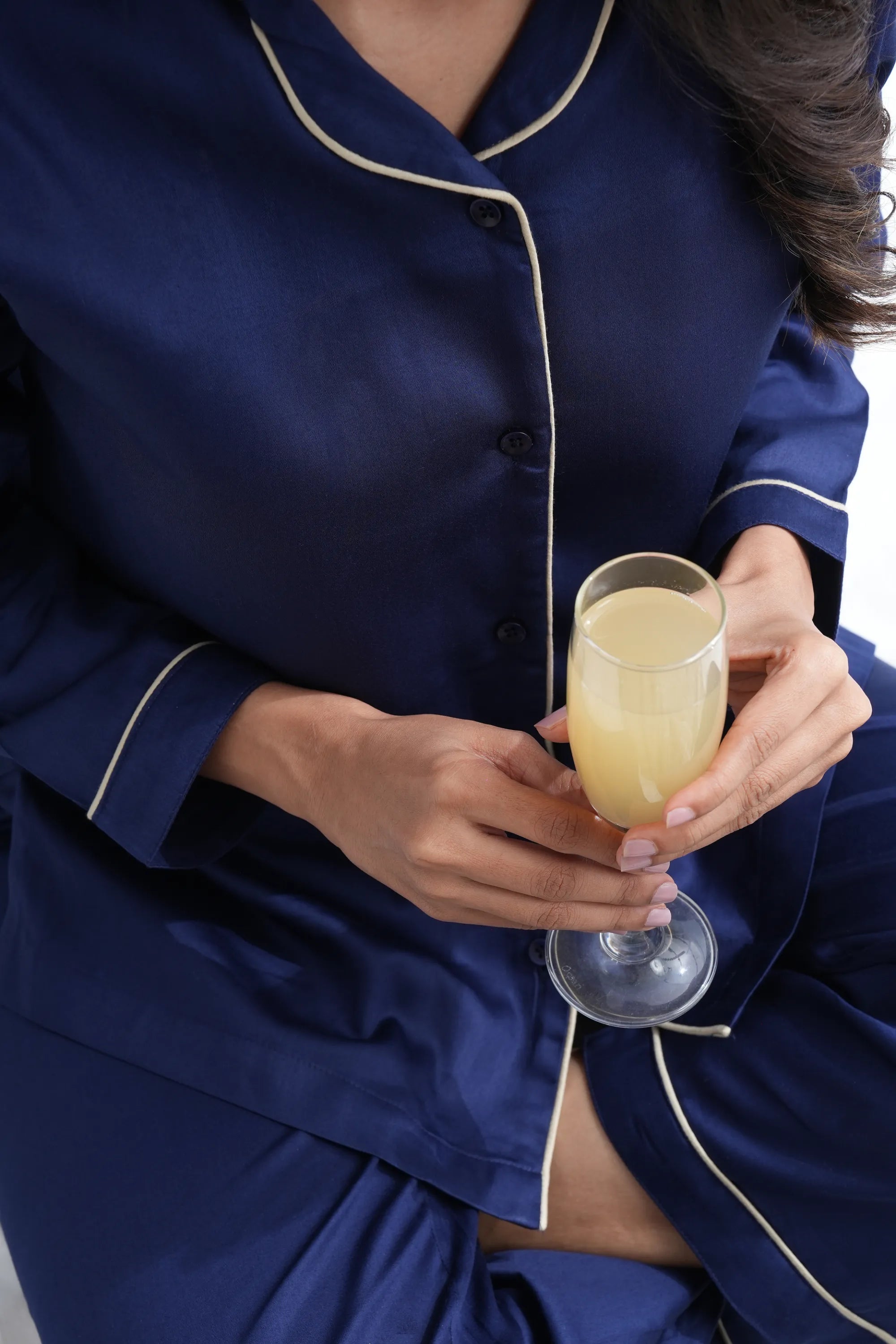 midnight sky bra-less pyjama set