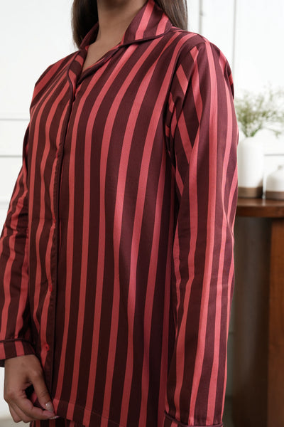 cocoa crush bra-less pyjama set