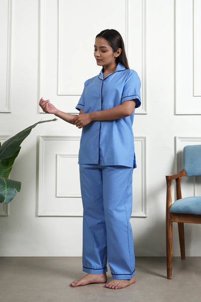 cool haze bra-less pyjama set