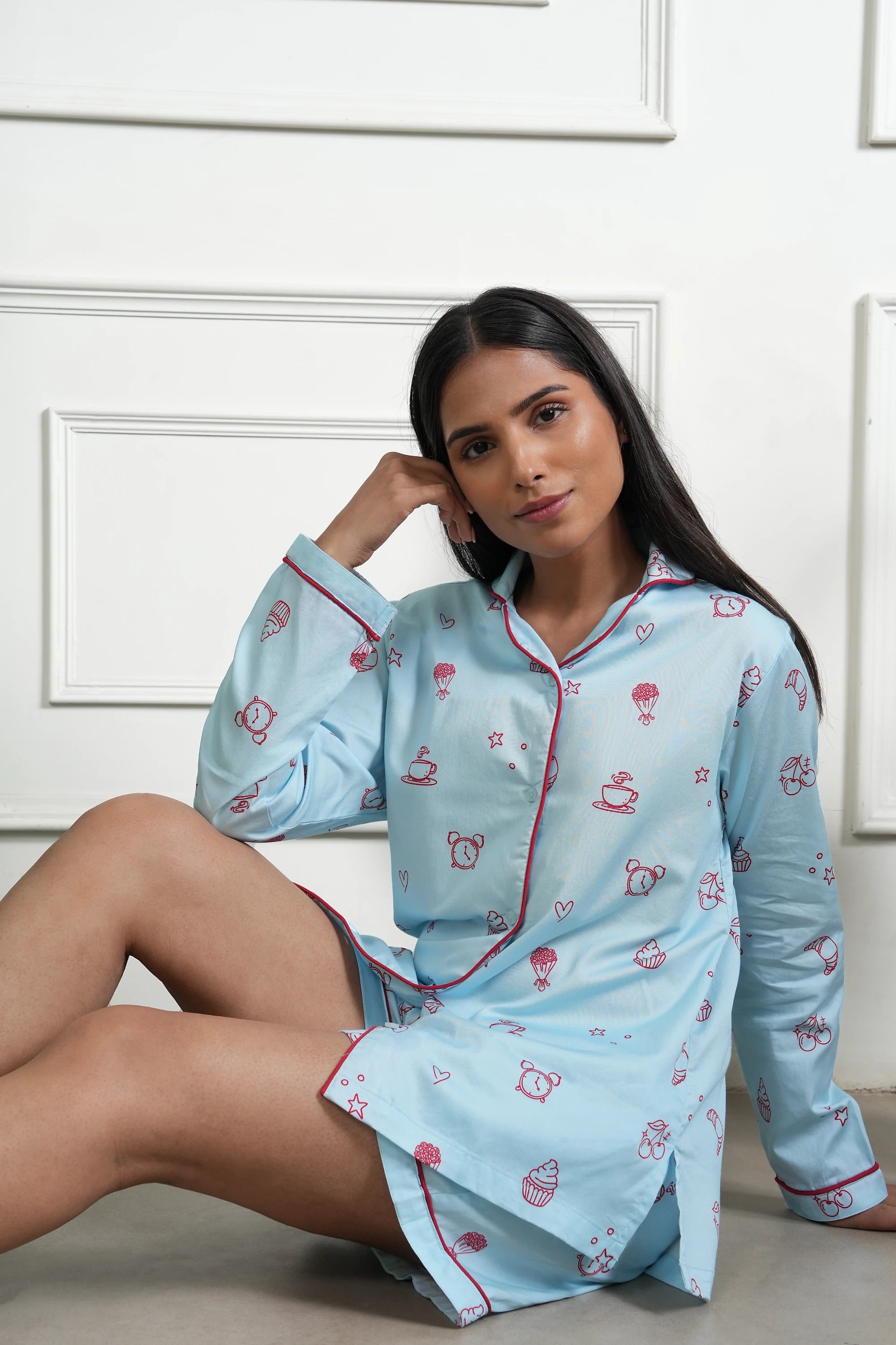 doodle dreams bra-less top (half sleeves)