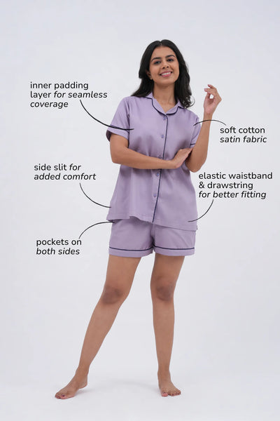 fairy dust bra-less shorts set