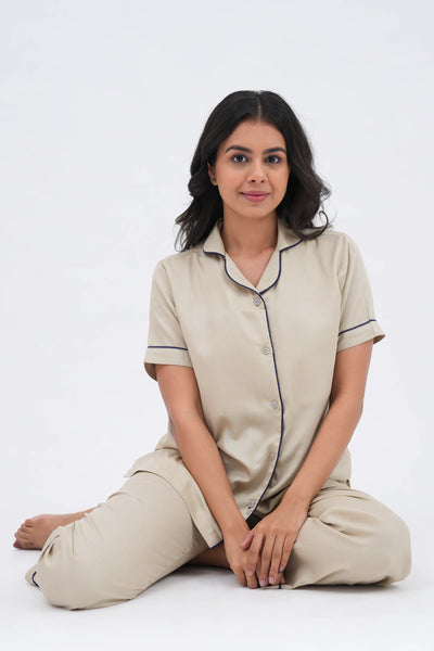 latte love bra-less pyjama set