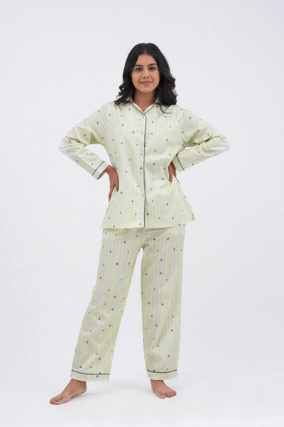 starry dreams bra-less pyjama set