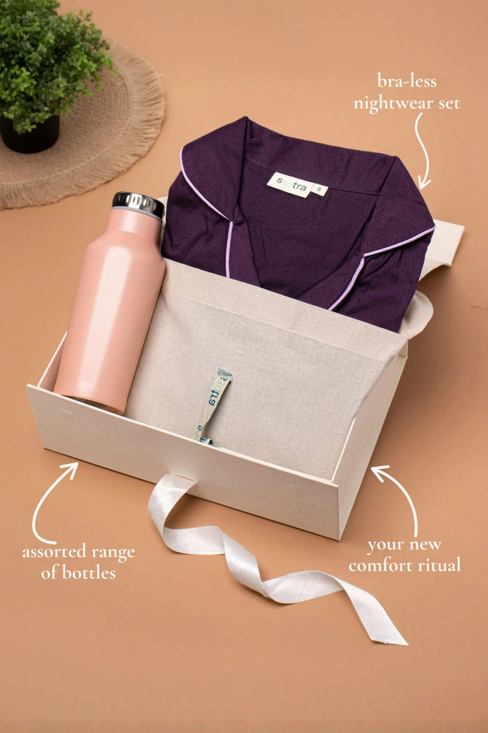 berry calm birthday pyjama set