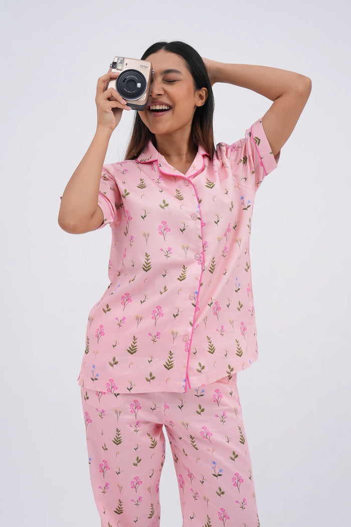 floral bloom bra-less pyjama bottom