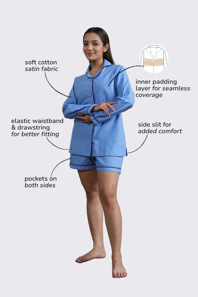 cool haze bra-less top (half sleeves)