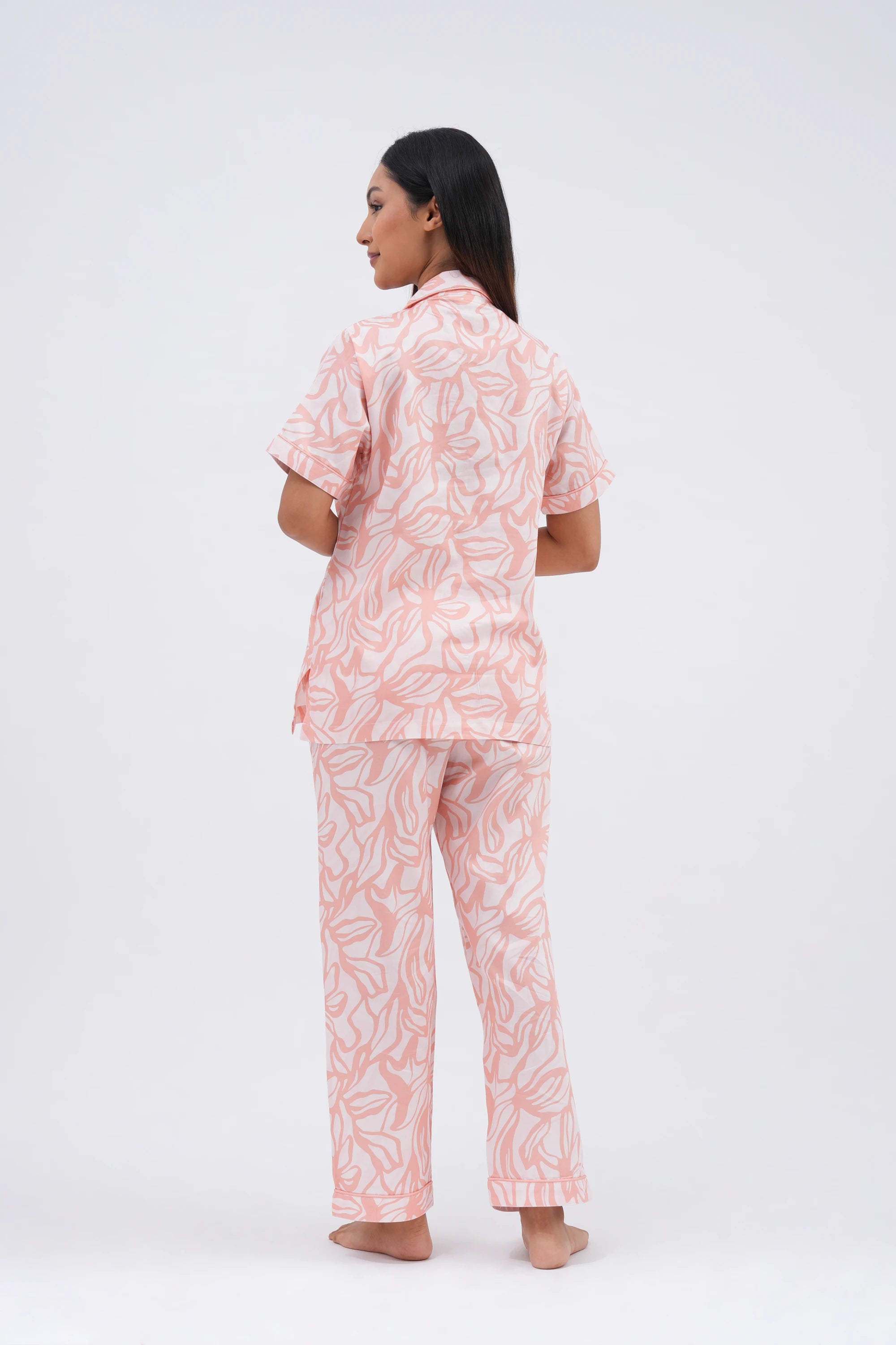 coral cloud bra-less top (half sleeves)