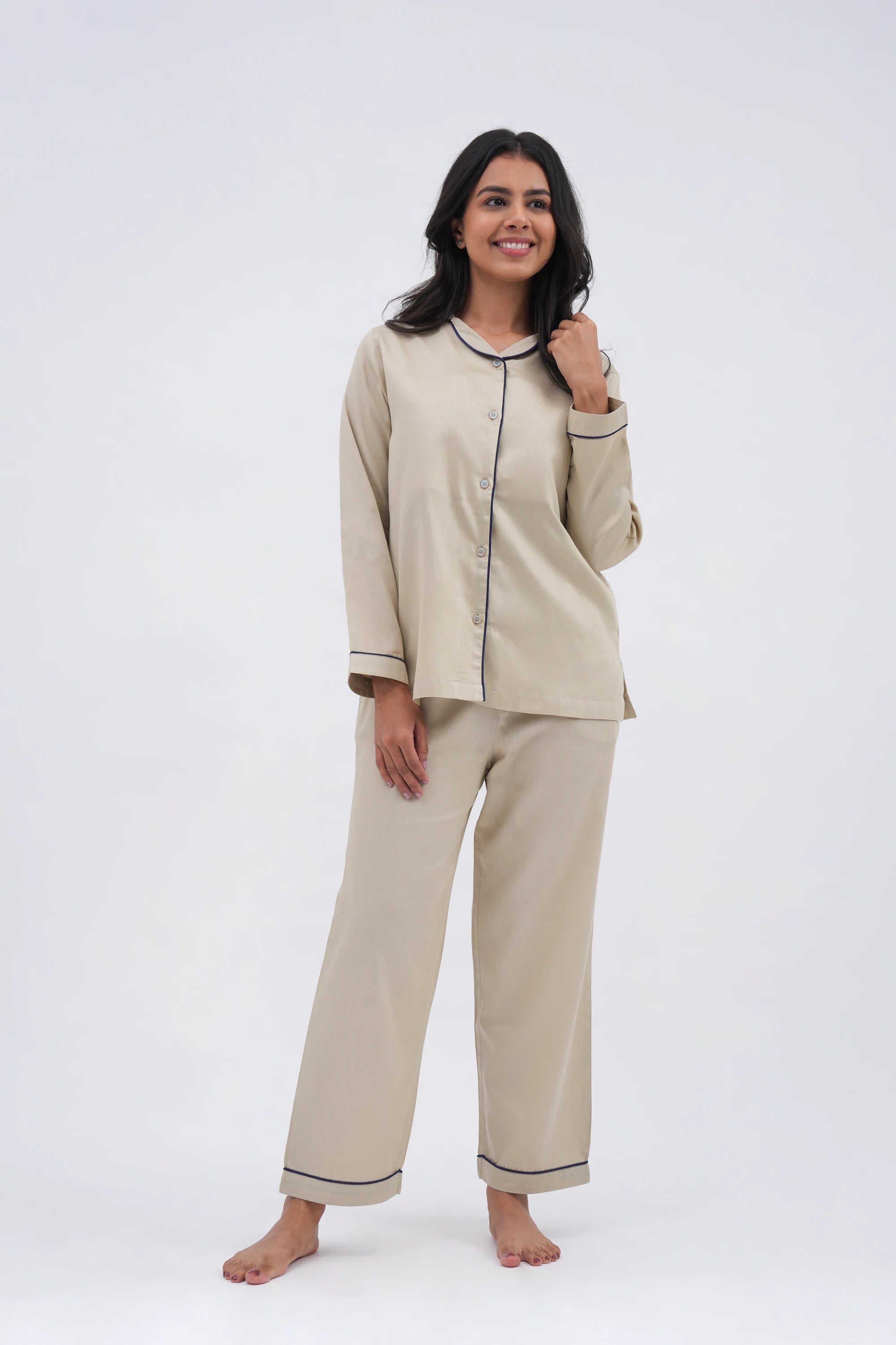 latte love bra-less top (full sleeves)