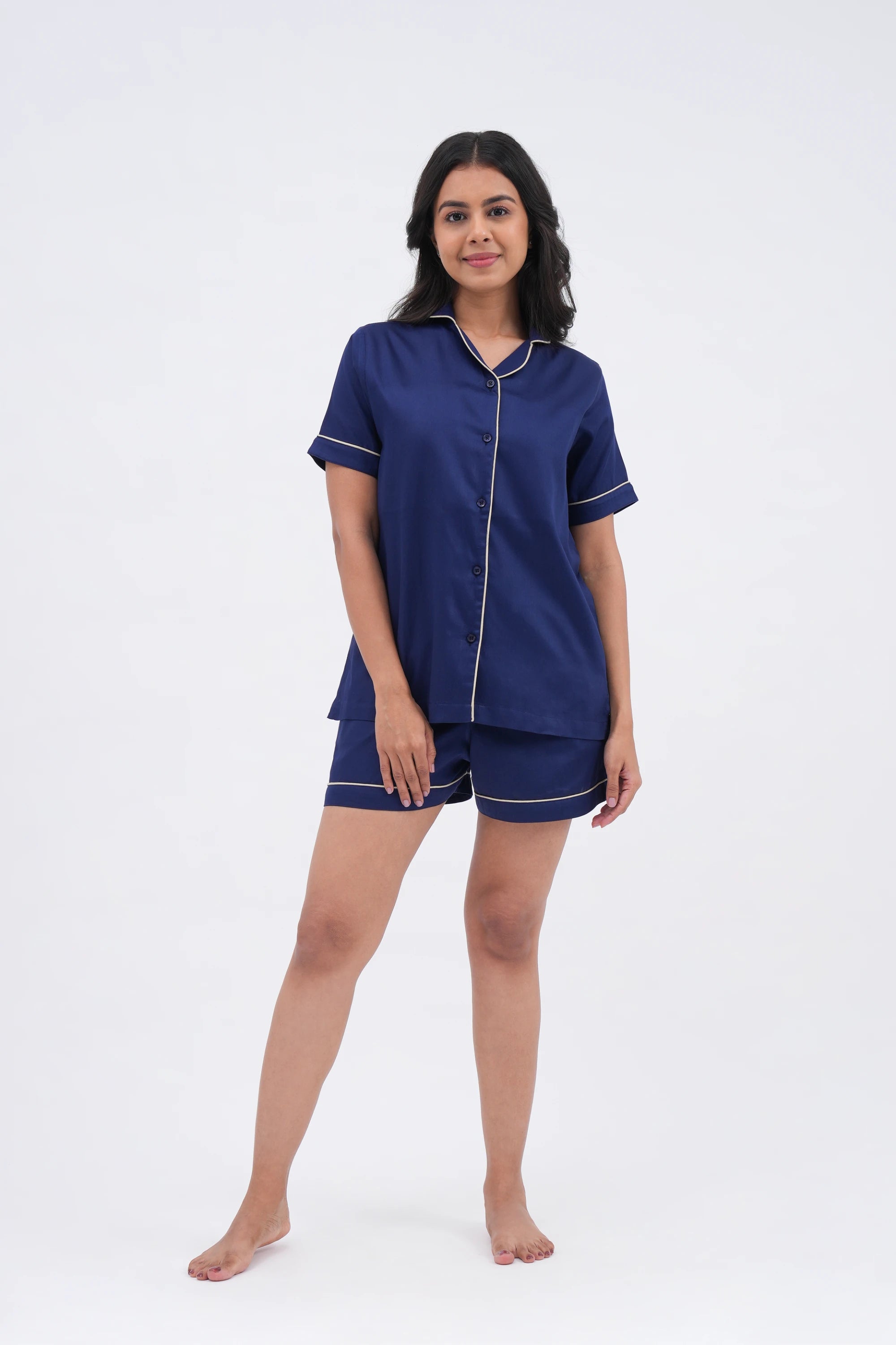 midnight sky bra-less top (half sleeves)