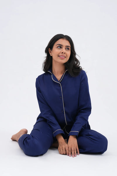 midnight sky bra-less pyjama set