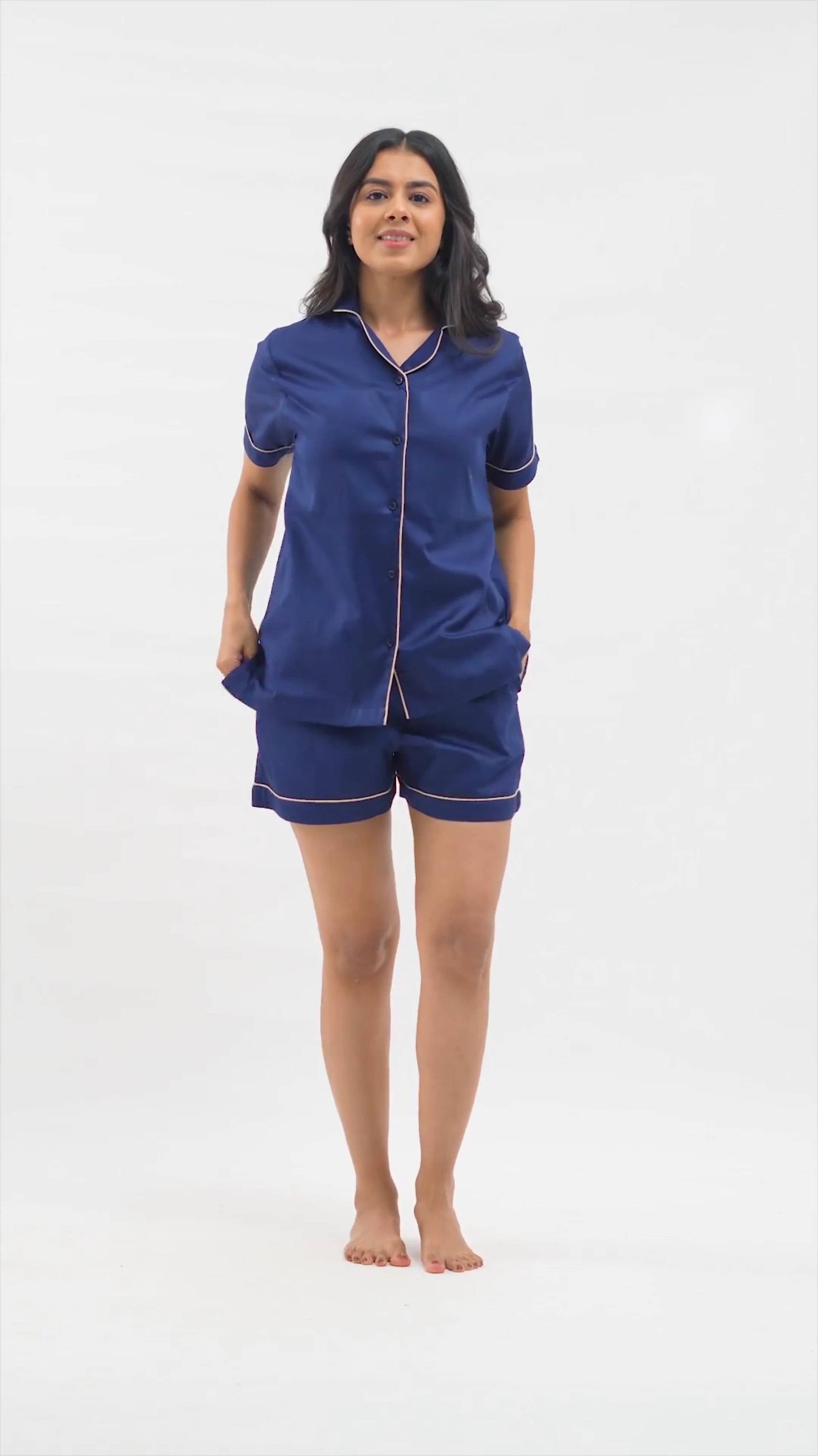 Midnight sky bra-less top & pyjama set by Sestra